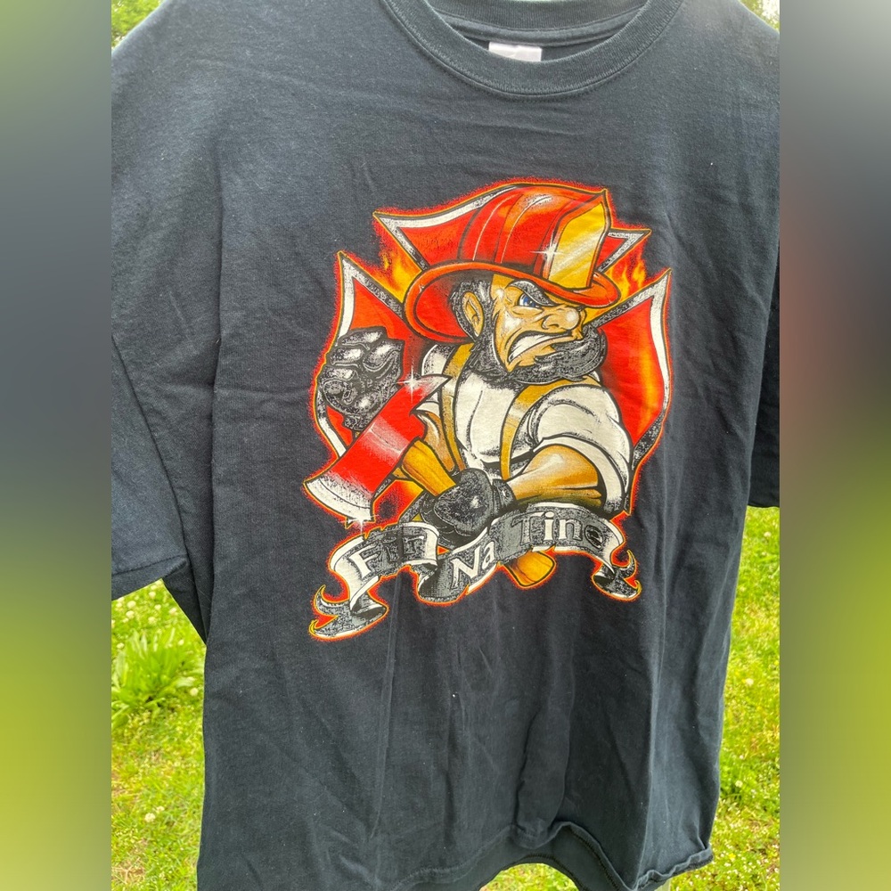 Fireman graphic Tshirt